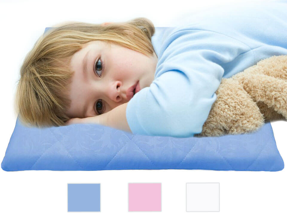 Детская подушка Промтекс-Ориент Memory 3+ Голубая.