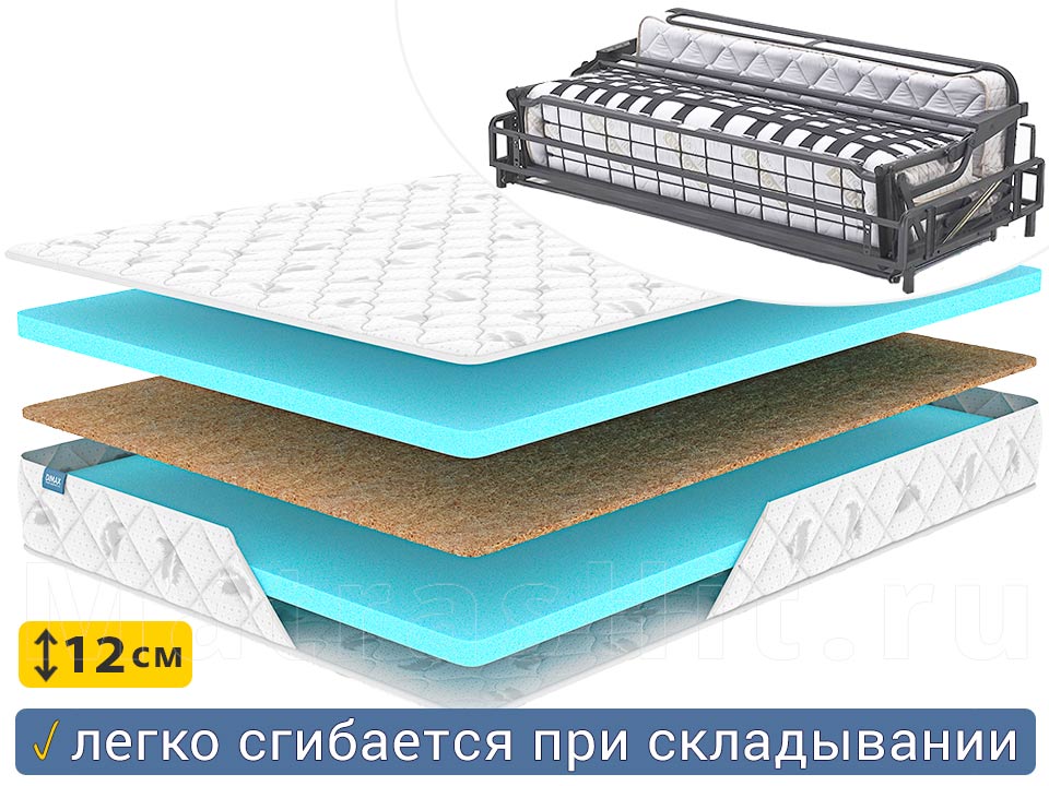 Матрас Dimax Оптима Ролл Лайт Твин седафлекс