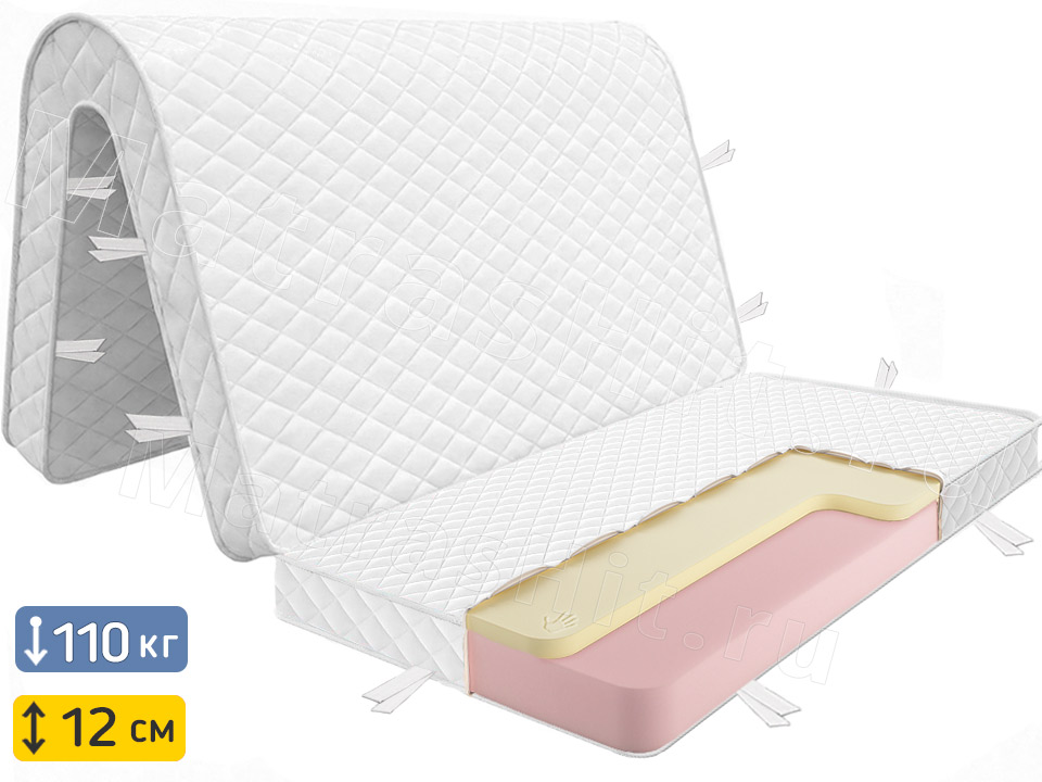 Складной матрас Флекс Мемори 12 аккордеон
