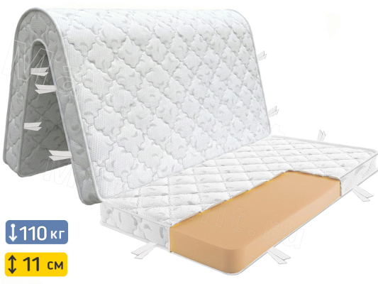 Складной матрас Denwir Top Foam 10 аккордеон