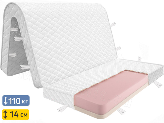 Складной матрас Лайт Флекс 14 аккордеон