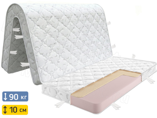 Складной матрас Lonax LX Comfort 4_6 аккордеон ХБ