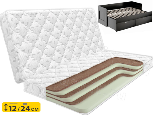 Складной матрас Lonax Fusion Eco 2 для раздвижной кровати